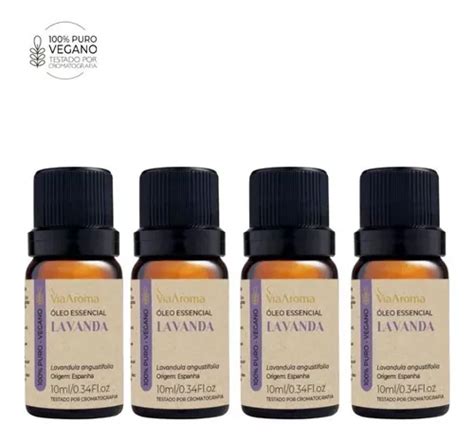 Kit Leo Essencial Lavanda Via Aroma Puro Ml Parcelamento