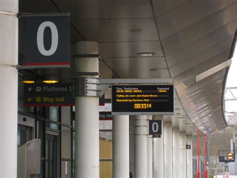 Signage For Platform Zero © Bob Harvey Geograph Britain And Ireland