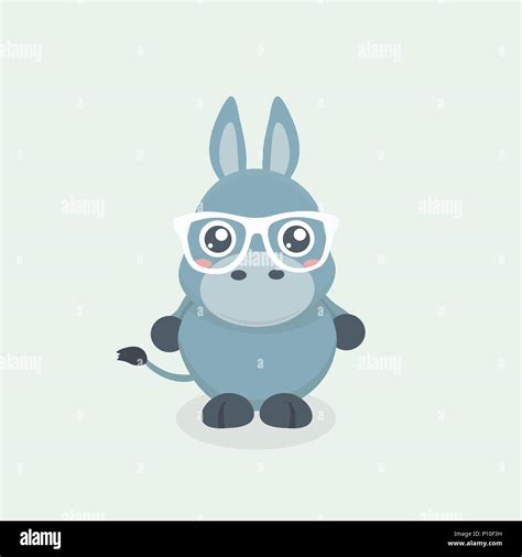 Cute donkey cartoon Stock Vector Image & Art - Alamy