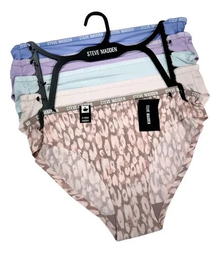 Set 5 Piezas Panties Bikini Dama Original Steve Madden Envío gratis
