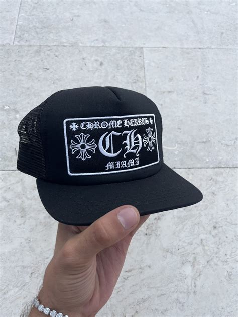 Chrome Hearts Chrome hearts Miami exclusive trucker hat | Grailed