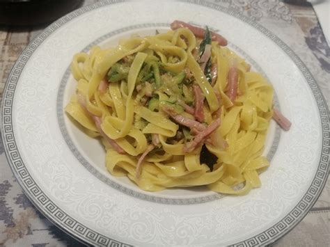 Tagliolini Speck E Zucchine Le Mie Loverie