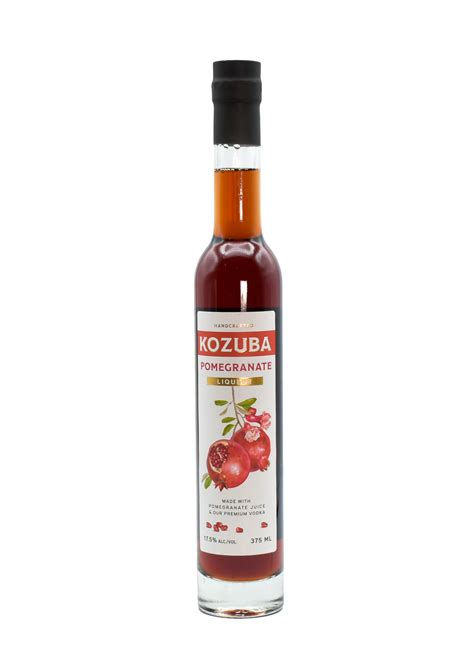 Pomegranate Liqueur — Kozuba & Sons Distillery