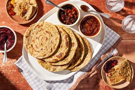 Lachha Paratha Flaky Paratha Recipe King Arthur Baking