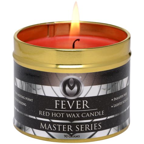Master Series Fever Red Hot Wax Candle Sinful