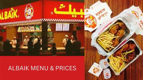 Al Baik Menu Prices