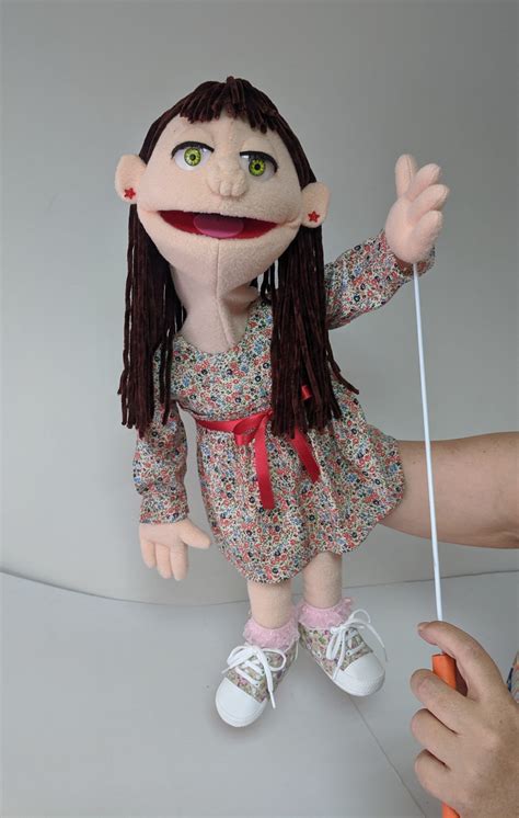 Professional Ventriloquist Puppet Funny Girl Puppet Custom Etsy