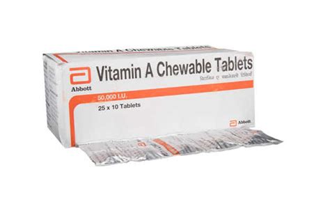 Abbott Vitamin A Chewable Tablet Uses Price Dosage Side Effects Substitute Buy Online