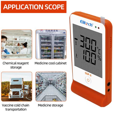 Elitech Gsp Medicine Cold Chain Transportation Digital Usb