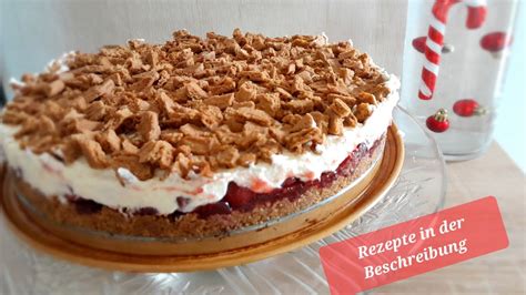 Spekulatius Kirsch Torte Einfache Rezepte