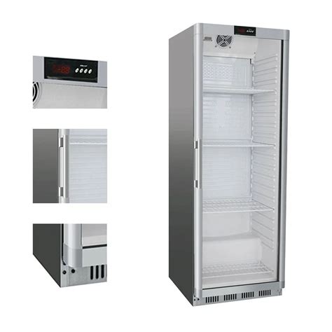 Upright Single Glass Door Display Cooler Beer Chiller Showcase