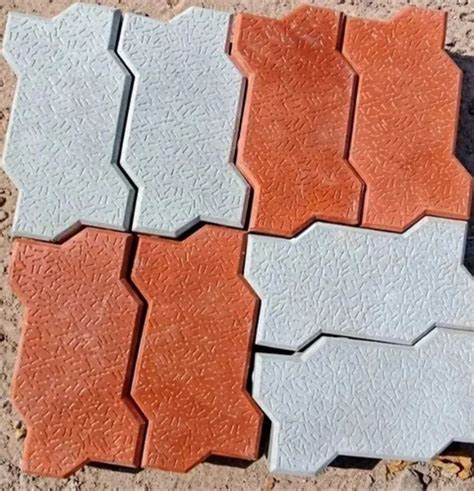 Red Ceramic Zig Zag Tiles Thickness 10 Mm At Rs 35 Sq Ft In