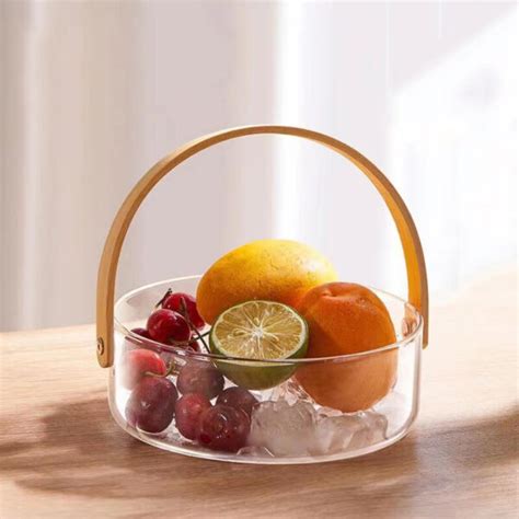 Glass Fruit Basket Elevenglass Oem And Odm And Wholesale Glassware