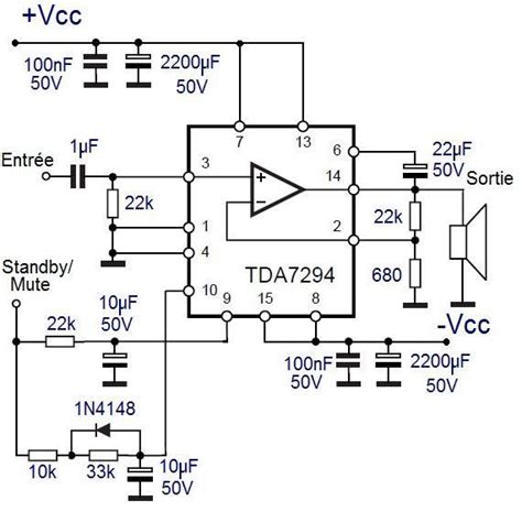 Tda7294 Amplifier Circuit Diagram Pdf