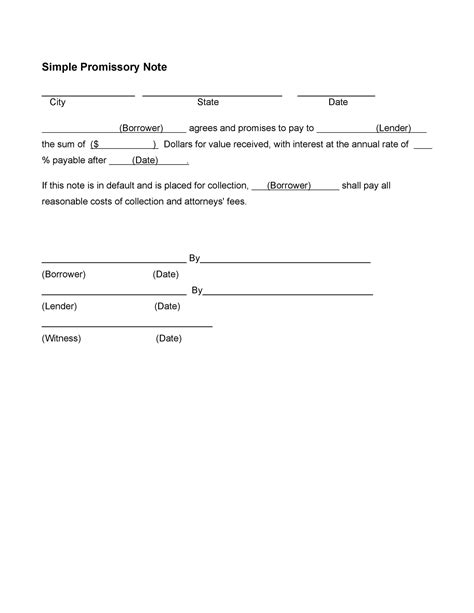 Free Promissory Note Templates Forms Word Pdf Templatelab