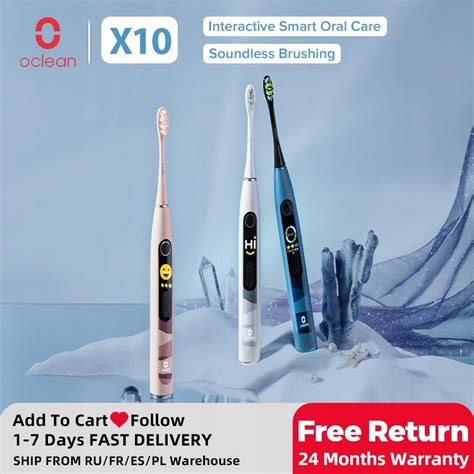 Oclean X10 Inteligentna elektryczna soniczna - 12221464984 - oficjalne ...