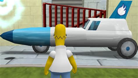 Image - Rocket car.jpg - The Simpsons: Hit & Run