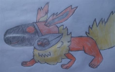 Protogen Flareon By Millerthecockroach On Deviantart