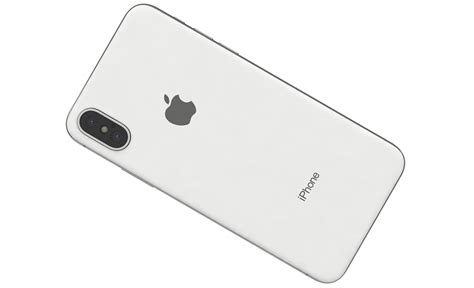 Apple Iphone X Gris Espacial Y Plateado Modelo D Ds Blend