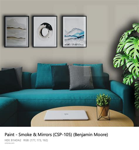 Benjamin Moore Smoke And Mirrors Csp 105 Paint Color Codes Similar