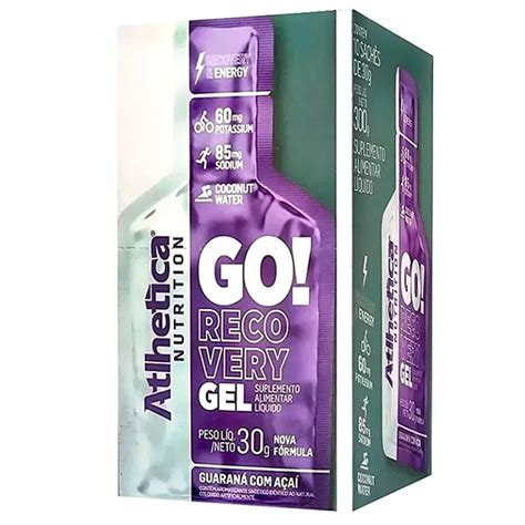 Go Recovery Gel Atlhetica Nutrition Tudo Em Suplementos Alimentares