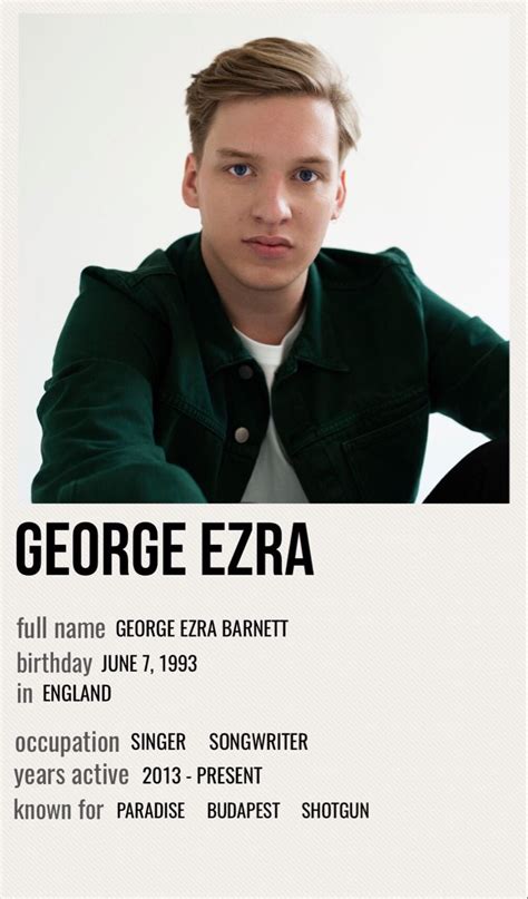 george ezra | Musik, Fantasielandschaft