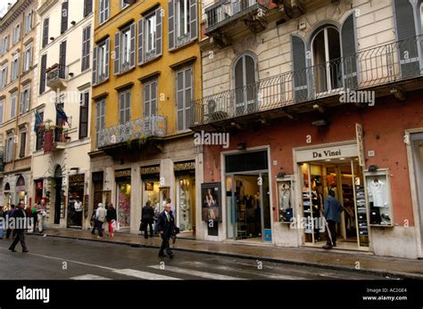 Via del Corso, Rome, Italy Stock Photo - Alamy