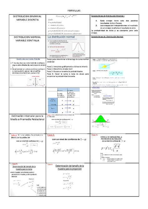 Formulas En Probabilidad 6