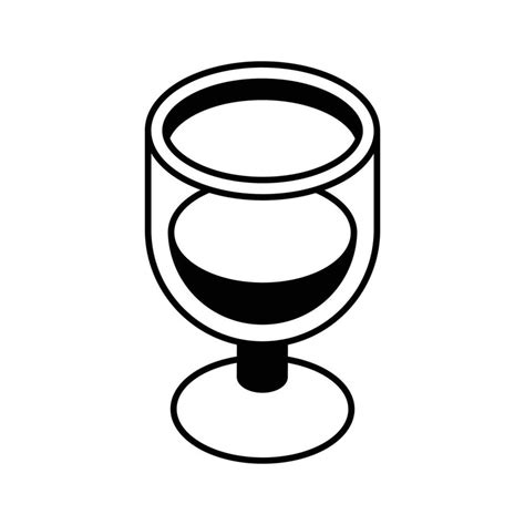 Tener Un Mira A Esta Incre Ble Icono De Bebida Vaso Vino Vaso Vector