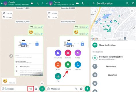 share  track  location  whatsapp  parents guide