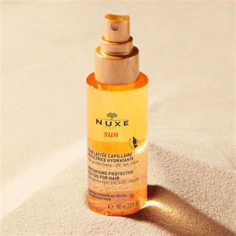 NUXE SUN Huile Lactée Capillaire Protectrice Hydratante 100ml