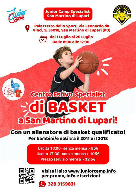 Centri Estivi Junior Camp 2024 Iscrizioni Aperte Lupebasket