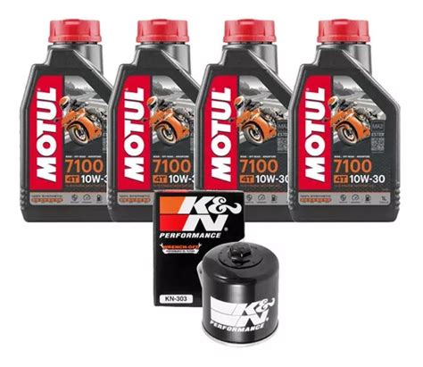 Kit Troca De Leo Motul Filtro Kn Yamaha Vmax Parcelamento