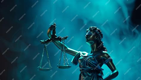 Premium Photo Statue Of Lady Justice Symbolizing Legal Fairness And