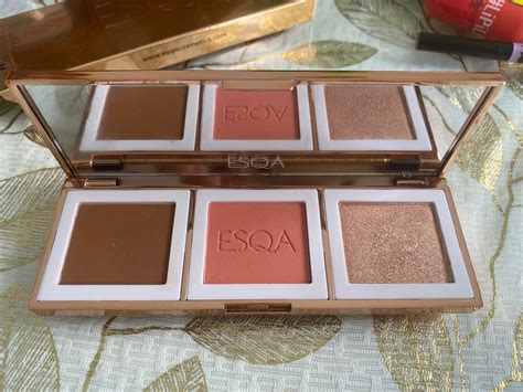 Esqa Trio Goddess Cheek Palette Athena Kesehatan Kecantikan Rias