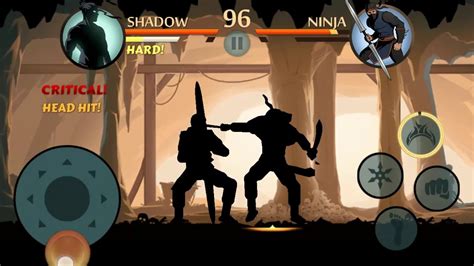 Shadow Fight 2 Shadow Vs Ninja Youtube