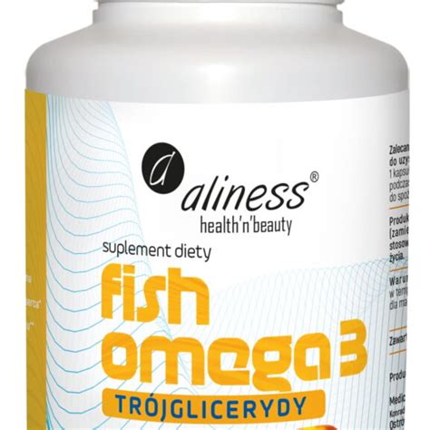 Aliness Fish Omega 3 FORTE Trójglicerydy 500 250mg Viking Point