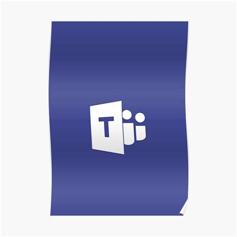 "microsoft teams" Poster by FersArts | Redbubble