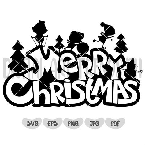 Merry Christmas Svg Christmas Village Svg File Christmas S Inspire