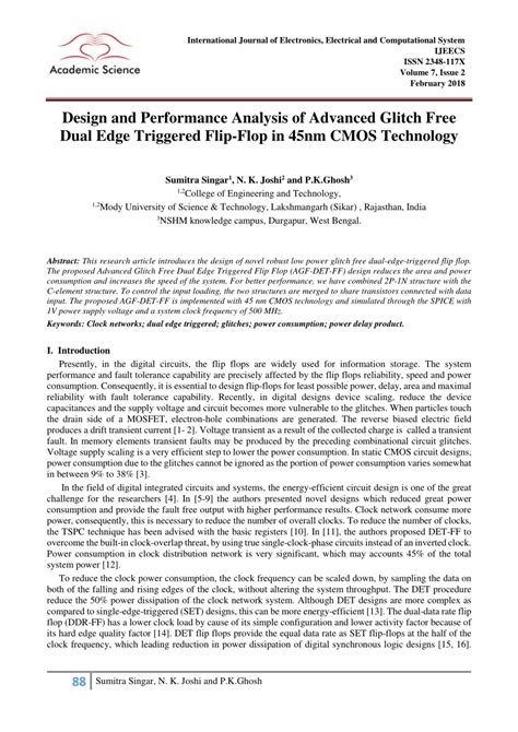 PDF Design And Performance Analysis Of Advanced Glitch Free Dual Edge