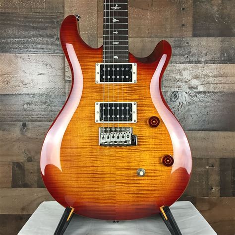 Prs Se Ce 24 Electric Guitar With Gig Bag Vintage Sunburst Reverb