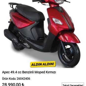 A101 De 50 CC Benzinli Motor Şikayetvar