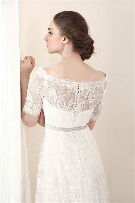 Short Sleeve Modest Wedding Dresses Darius Cordell