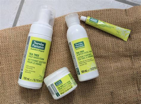 Review: Thursday Plantation Tea Tree Acne Skincare Routine - I'm Not a ...