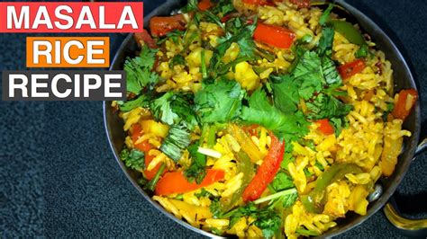 Masala Rice Recipe Veg Spicy Rice Easy Fried Masala Rice Youtube