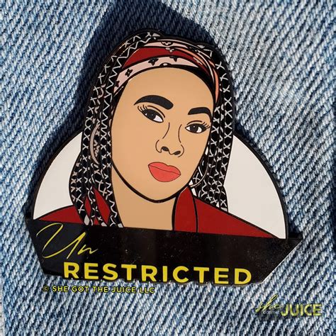 Unrestricted Lapel Enamel Pin Da Brat Inspired Hip Hop Etsy