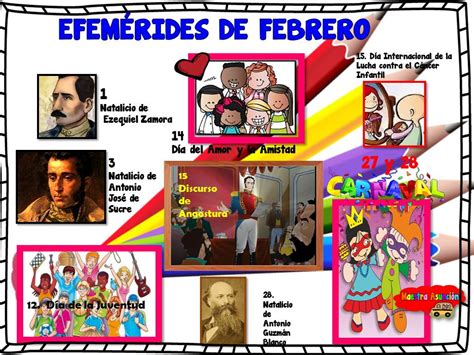 Efemérides de Febrero