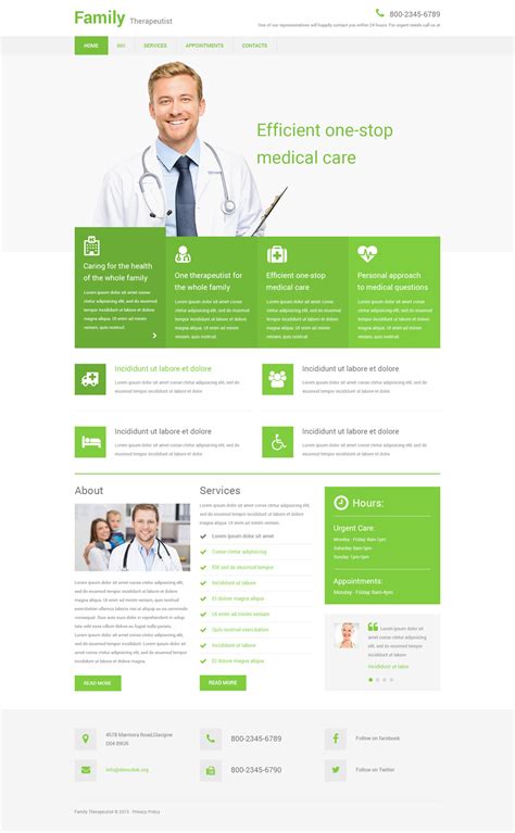 Medical Doctor Website Template