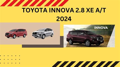 Toyota Innova Xe A T Youtube