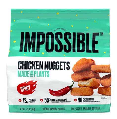 Impossible Foods Unveils New Spicy Plant Based Chicken Nuggets More